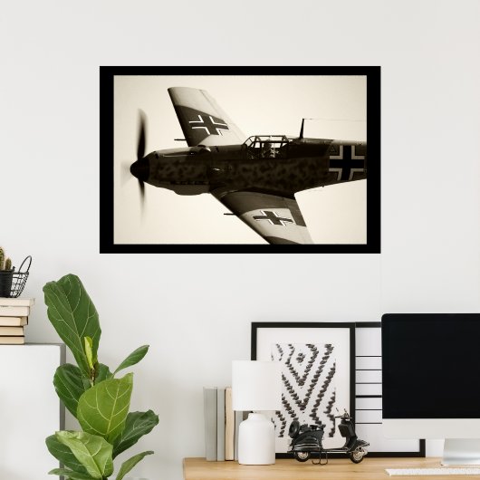Me-109 E-3 Emil Poster (Heimbüro)
