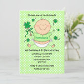 Me 1. Geburtstagsparty Einladung (Stehend Vorderseite)