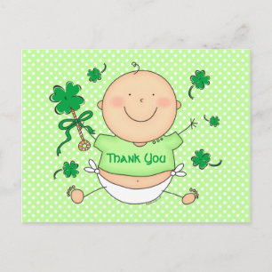 Me 1. St. Paddy's Day Custom Postcard Postkarte