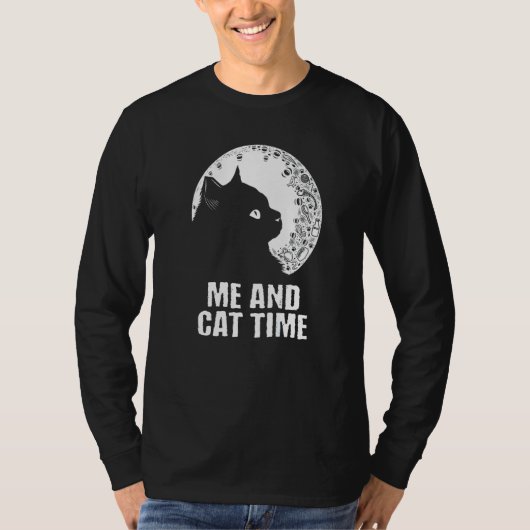 Me and Cat Time Cat Hobby Kitten Pastime Cat Mom T-Shirt (Vorderseite)