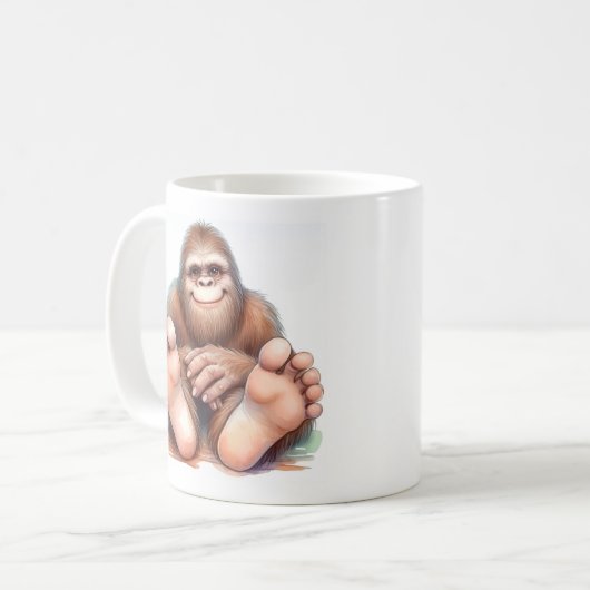 Me and My Bigfoot Kaffeetasse (Vorderseite Links)