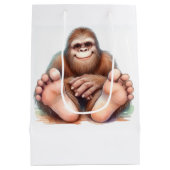 Me and My Bigfoot Mittlere Geschenktüte (Rückseite)