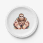 Me and My Bigfoot Pappteller (Vorderseite)