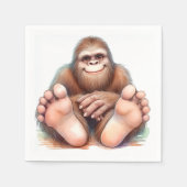 Me and My Bigfoot Serviette (Vorderseite)