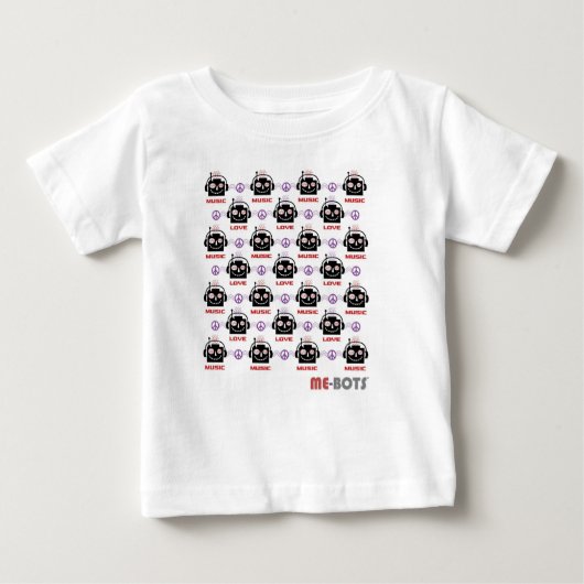 ME-BOTS-Muster-T - Shirt (Vorderseite)