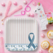 ME/CFS Awareness Ribbon Pappteller (Party)