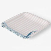 ME/CFS Awareness Ribbon Pappteller (Gewinkelt)