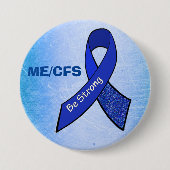 ME/CFS "Be Strong" Button (Vorderseite)