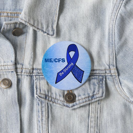 ME/CFS "Be Strong" Button (Beispiel)
