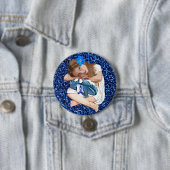ME/CFS-Bewusstsein "Girl of Hope" Button (Beispiel)