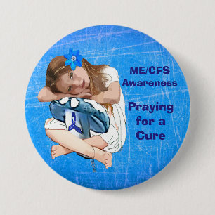 ME/CFS-Bewusstsein "Girl of Hope" Button