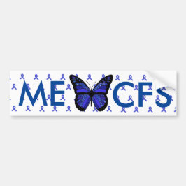 ME/CFS Blue Awareness Ribbon Autoaufkleber
