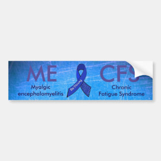 ME/CFS Blue Awareness Ribbon Autoaufkleber