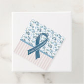 Me/CFS Blue Ribbon Awareness Geschenkanhänger (Beispiel)