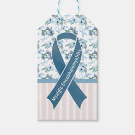 Me/CFS Blue Ribbon Awareness-Tag Geschenkanhänger