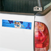 ME/CFS Chronic Fatigue Little Girl Angel Fairy Autoaufkleber (Auf Lkw)