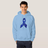 ME/CFS Chronic Fatigue Syndrome Awareness Ribbon Hoodie (Vorne ganz)