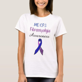 ME/CFS Fibromyalgia Ribbon Awareness Shirt