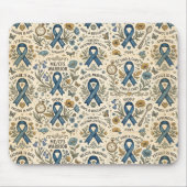 ME/CFS-Krieger mit chronischer Erschöpfung Mousepad (Vorne)