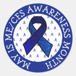ME/CFS-Syndrom Runder Aufkleber
