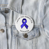 ME/CFS Syndrome Awareness Ribbon Button (Beispiel)