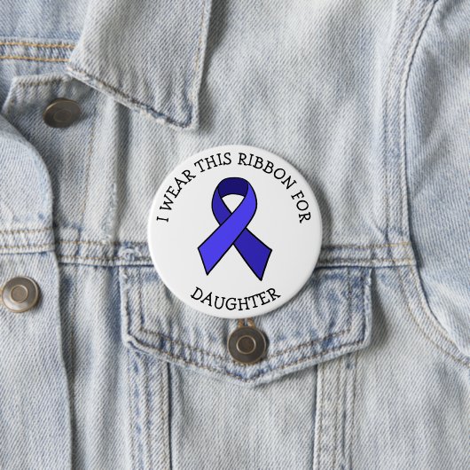 ME/CFS Syndrome Awareness Ribbon Button (Beispiel)