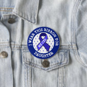 ME/CFS Syndrome Awareness Ribbon Button (Beispiel)