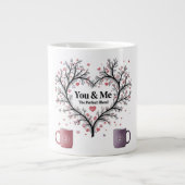 & Me - Die perfekte Blend-Tasse | Bestes Paar-Gesc Jumbo-Tasse (Vorderseite)