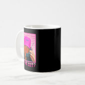 Me doch Donald Trump 2024 Holding Phone Call Pink Kaffeetasse (Vorderseite Links)