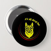 Me German Shepherd Button (Vorne & Hinten)