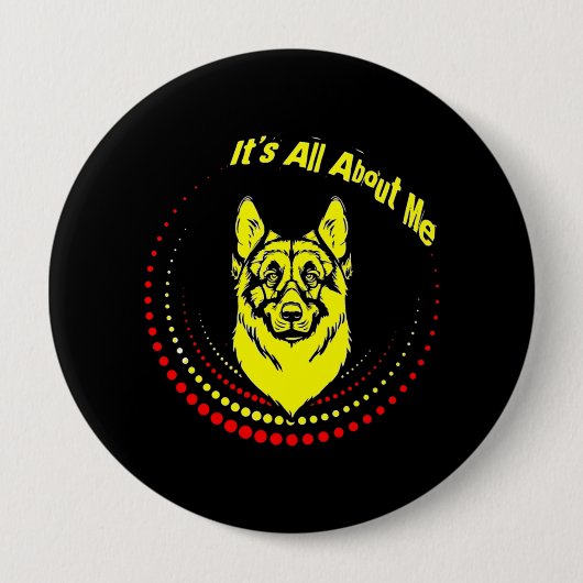 Me German Shepherd Button (Vorderseite)