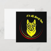 Me German Shepherd Mitteilungskarte (Vorne/Hinten)