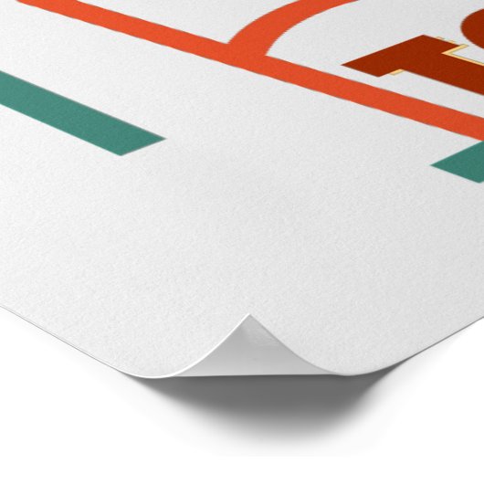 'Me & Gin Dream Team' Poster (Ecke)