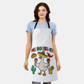 Me Goose-Ta Funny mexikanisches Spanisches Gänse Schürze (Getragen)