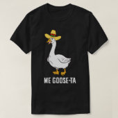 Me Goose Ta Meican Funny Spanish Goose Pun Pullove T-Shirt (Design vorne)