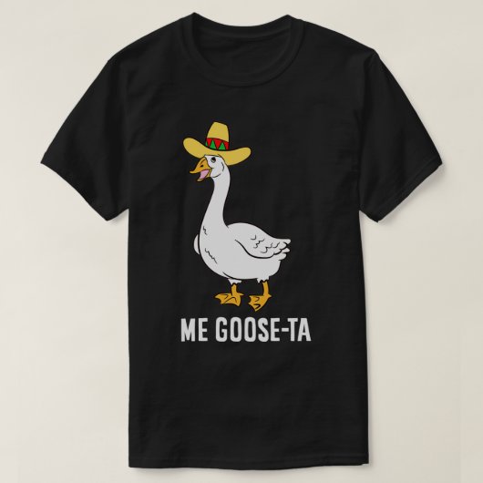 Me Goose Ta Meican Funny Spanish Goose Pun Pullove T-Shirt (Design vorne)