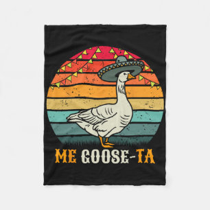 Me Goose Ta Mexican Men Women Boys Retro Spanish G Fleecedecke
