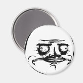 Me Gusta Face Magnet (Vorderseite/Rückseite)