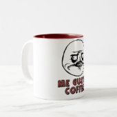 Me Gusta Meme Coffe Mug Zweifarbige Tasse (Vorderseite Links)