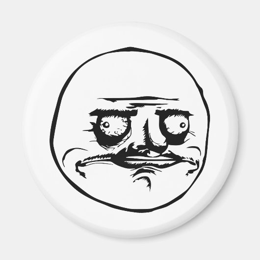 Me Gusta Meme Magnet (Vorne)