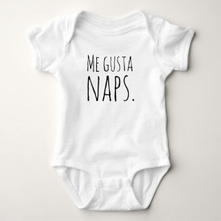 Me Gusta Nickerchens Baby Strampler