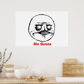 Me Gusta Poster (Küche)