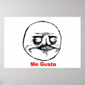 Me Gusta Poster (Vorne)