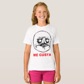 Me Gusta Rage Face Meme T-Shirt (Vorne ganz)