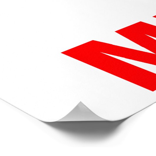 Me Gusta (Text) Poster (Ecke)