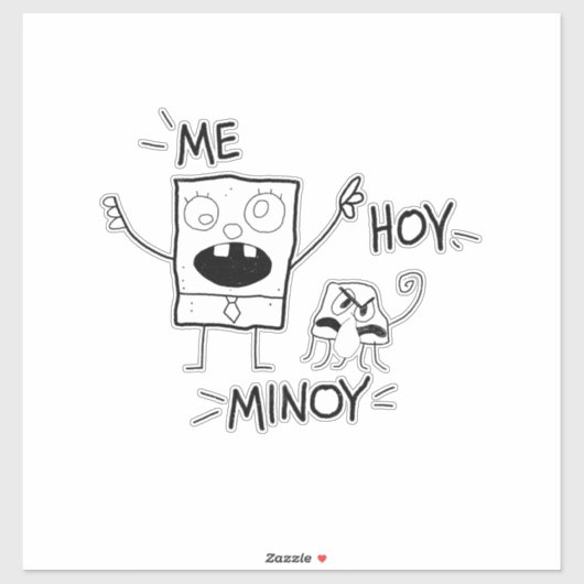 Me Hoy Minoy Doodle Aufkleber (Blatt)