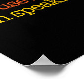 Me I'm Speaking Biden Harris 2024 President Poster (Ecke)