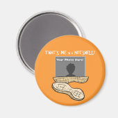 "Me in a Nutshell"-Magnet Magnet (Vorderseite/Rückseite)