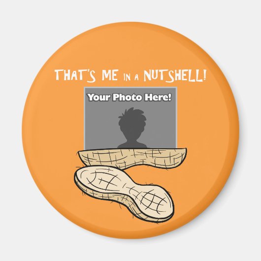 "Me in a Nutshell"-Magnet Magnet (Vorne)