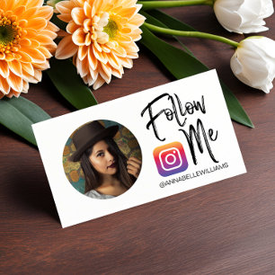 Me Instagram Foto Social Media Business C Visitenkarte